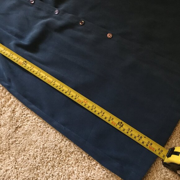 Vintage 90s Garage Soft Faux Suede Long Button Down Dress - Picture 15 of 16